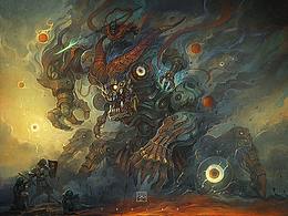 气势非凡的大透视插画作品