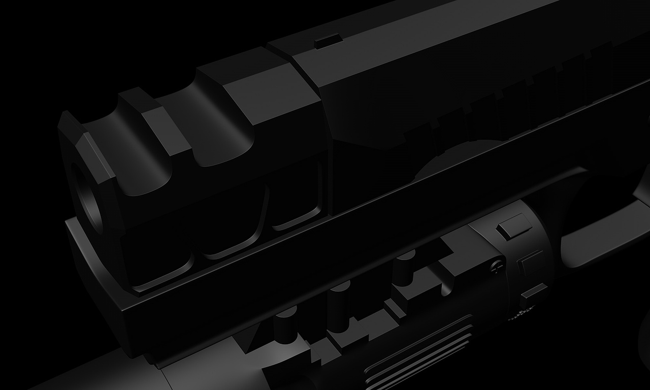 2023建模实例展示-手枪