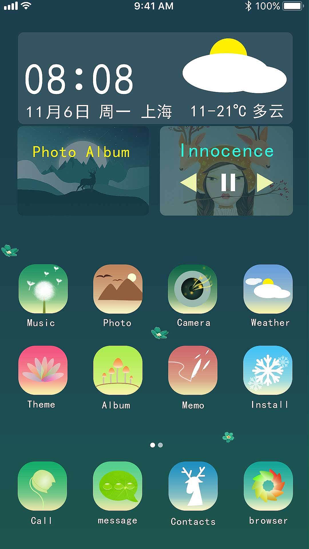 森林麋鹿主题icon（图ZMTEyNjk2MTk2） - 图标 - 站酷设计师西太郎原创素材 - 站酷ZCOOL
