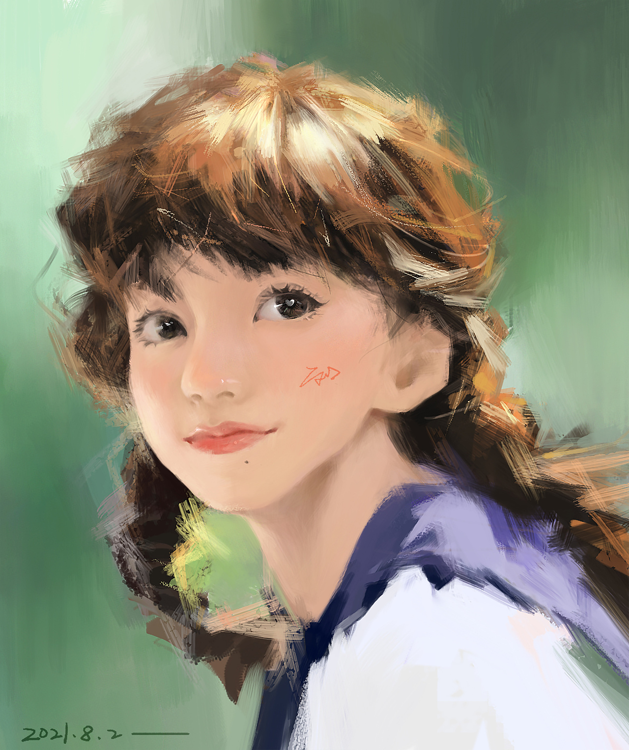 板绘厚涂鸭临摹插画练习打卡（图ZMjcxMzU1OTU2） - 创作习作 - 站酷设计师晓主吖原创素材 - 站酷ZCOOL