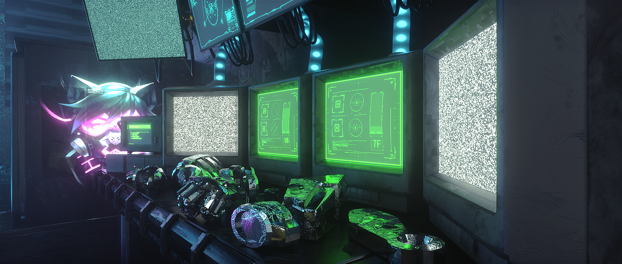 赛博朋克之我的房间2020 Cyberpunk X My House