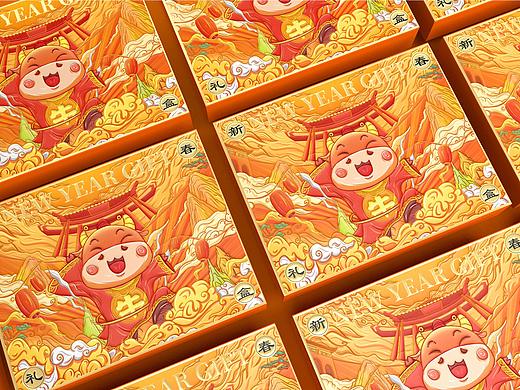 【希也】牛年新年礼盒设计（已商用）