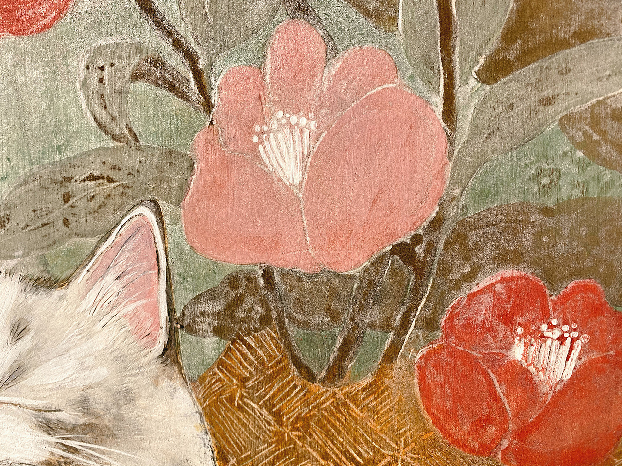岩彩画-上架三只小胖猫（图ZMjk1NTI5Mzky） - 绘画 - 站酷设计师张小康Conny原创素材 - 站酷ZCOOL
