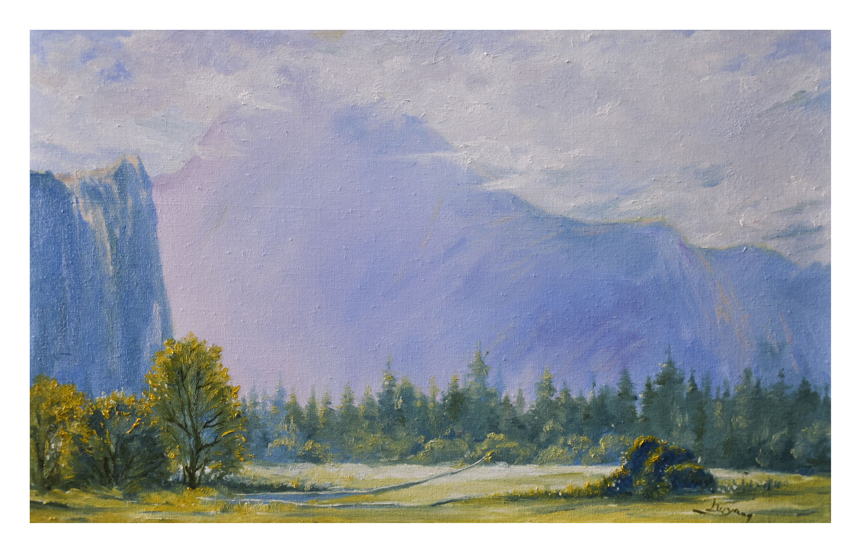 油画风景|纯艺术|绘画|羊羊吖吖 - 临摹作品 - 站酷 (zcool)