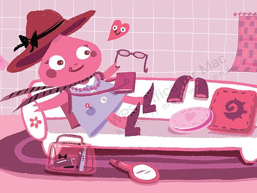 同類色繪本《我不管 我喜歡》（個(gè)人主頁(yè)-ZNTgyMTA5MDA=） - 繪本 - 站酷設(shè)計(jì)師花哨西西原創(chuàng)素材 - 站酷ZCOOL