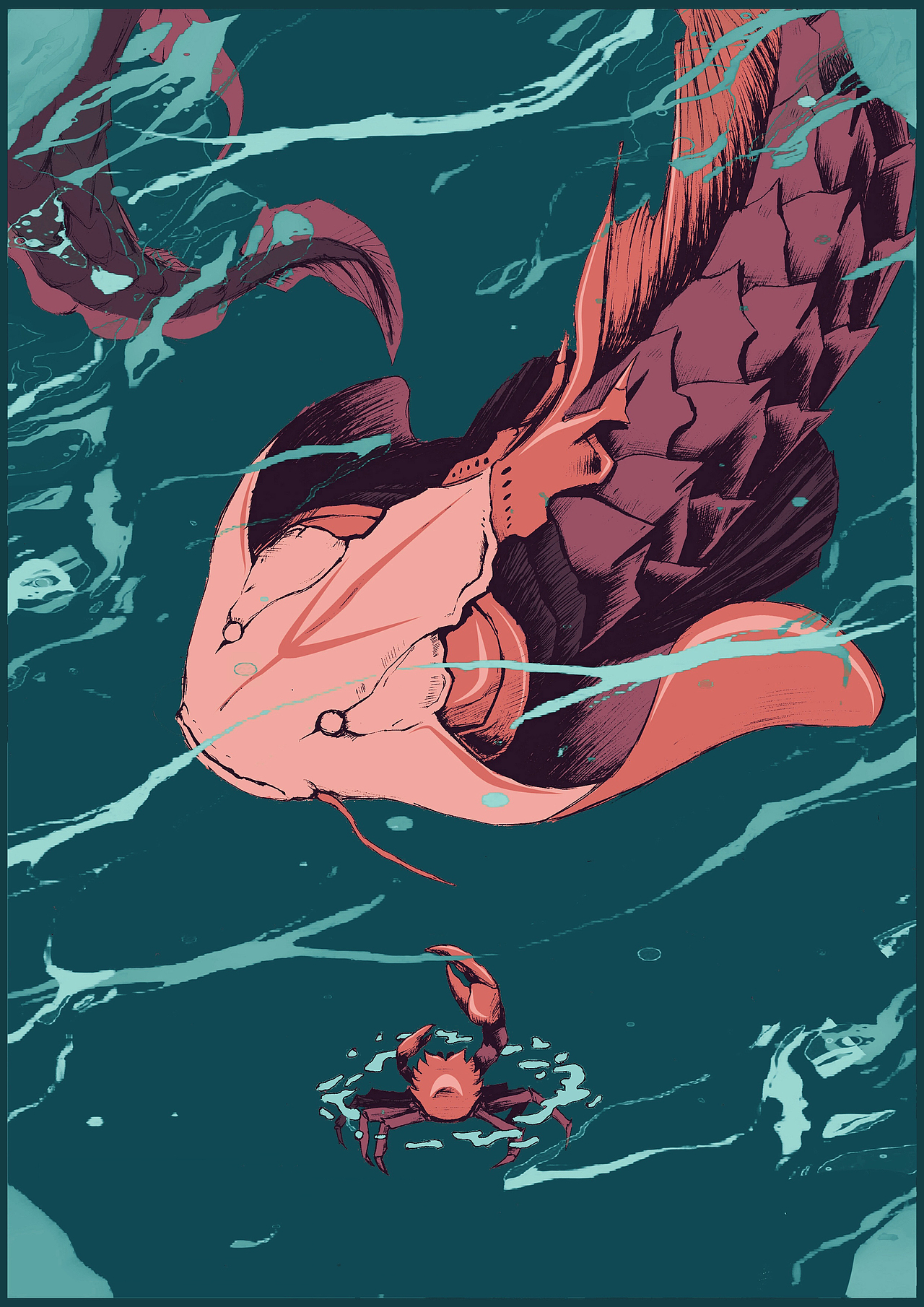 智慧海洋-海洋文化创意大赛入围作品（图ZMTc0MjE5NjIw） - 艺术插画 - 站酷设计师Ivan822原创素材 - 站酷ZCOOL