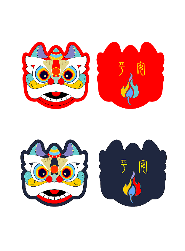 醒狮--刺绣狮子diy（图ZMTkxMTg1MTcy） - 生活用品 - 站酷设计师许小星呀原创素材 - 站酷ZCOOL