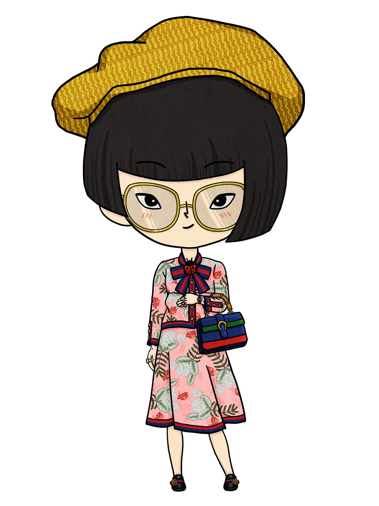 gucci2016年系列（图ZNzMyODA5MDQ=） - 商业插画 - 站酷设计师崔小条原创素材 - 站酷ZCOOL