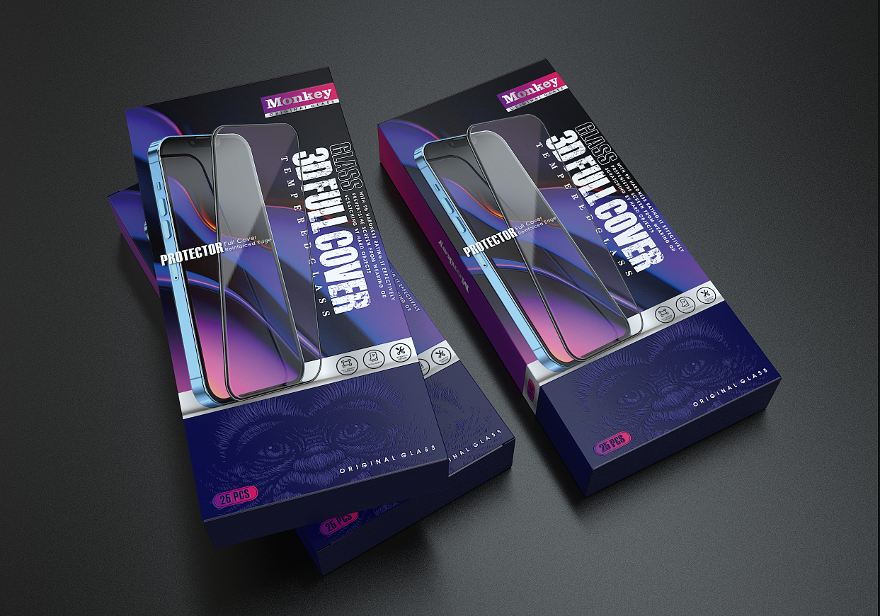 信拓-手机配件包装 | 手机保护膜系列（图ZMzYzNjk2Nzg4） - 包装 - 站酷设计师信拓设计原创素材 - 站酷ZCOOL