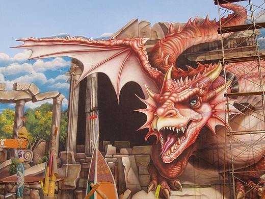 北京精品彩繪，大型墻快樂樂園繪3D畫震撼的視覺效果。（個(gè)人主頁-ZMzA2NjA3NDg=） - 新銳潮流插畫 - 站酷設(shè)計(jì)師上海3D地貼原創(chuàng)素材 - 站酷ZCOOL