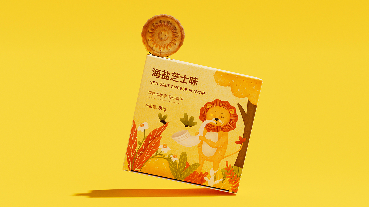 森林の故事曲奇饼干包装设计