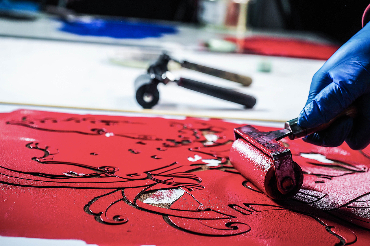 长春默奇创意——长春原创文创设计 鸡年木版年画（图ZNzEyMjI1NjQ=） - 绘画 - 站酷设计师默奇创意MAGIC原创素材 - 站酷ZCOOL