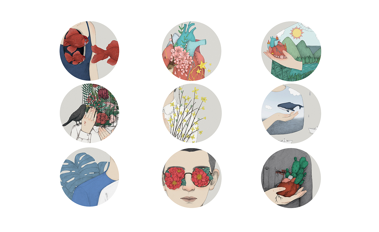 毕业设计/《遇见这样的一个你》人物插画#青春答卷2017#