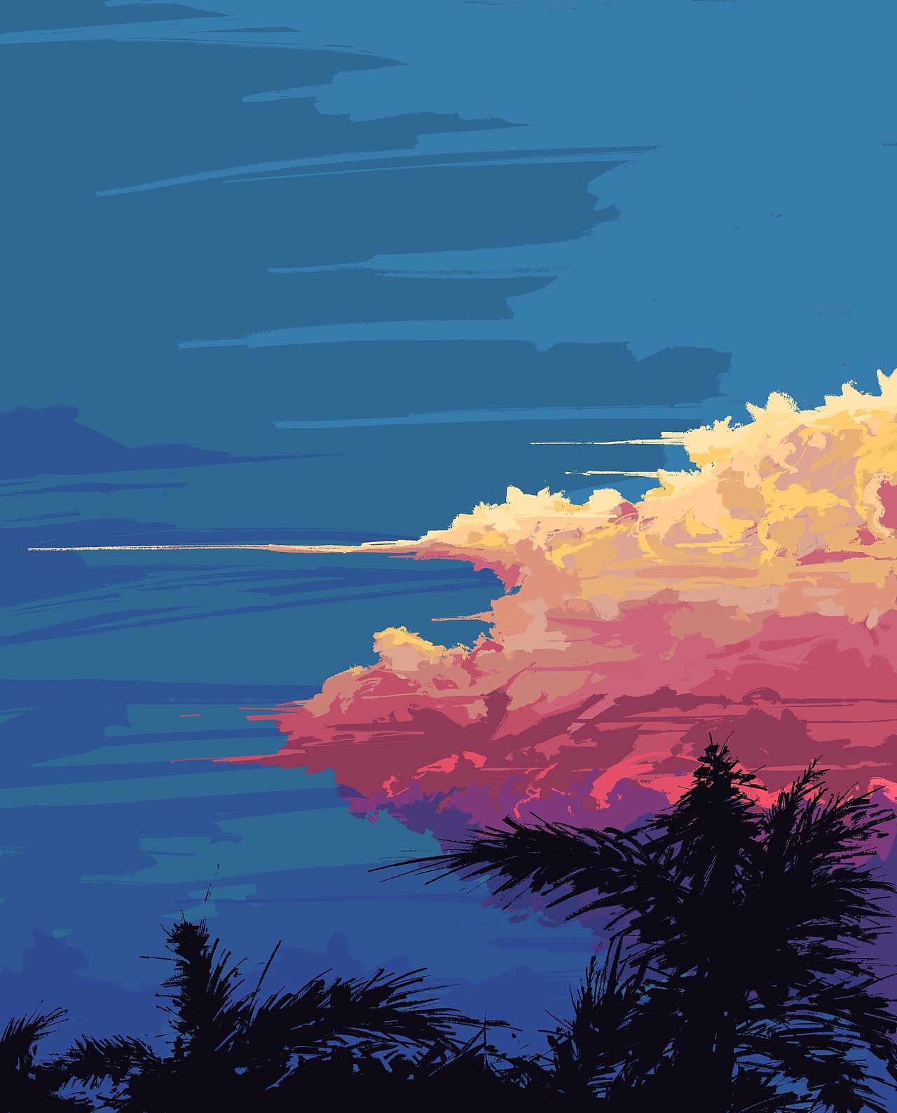 iPad云彩厚涂教程