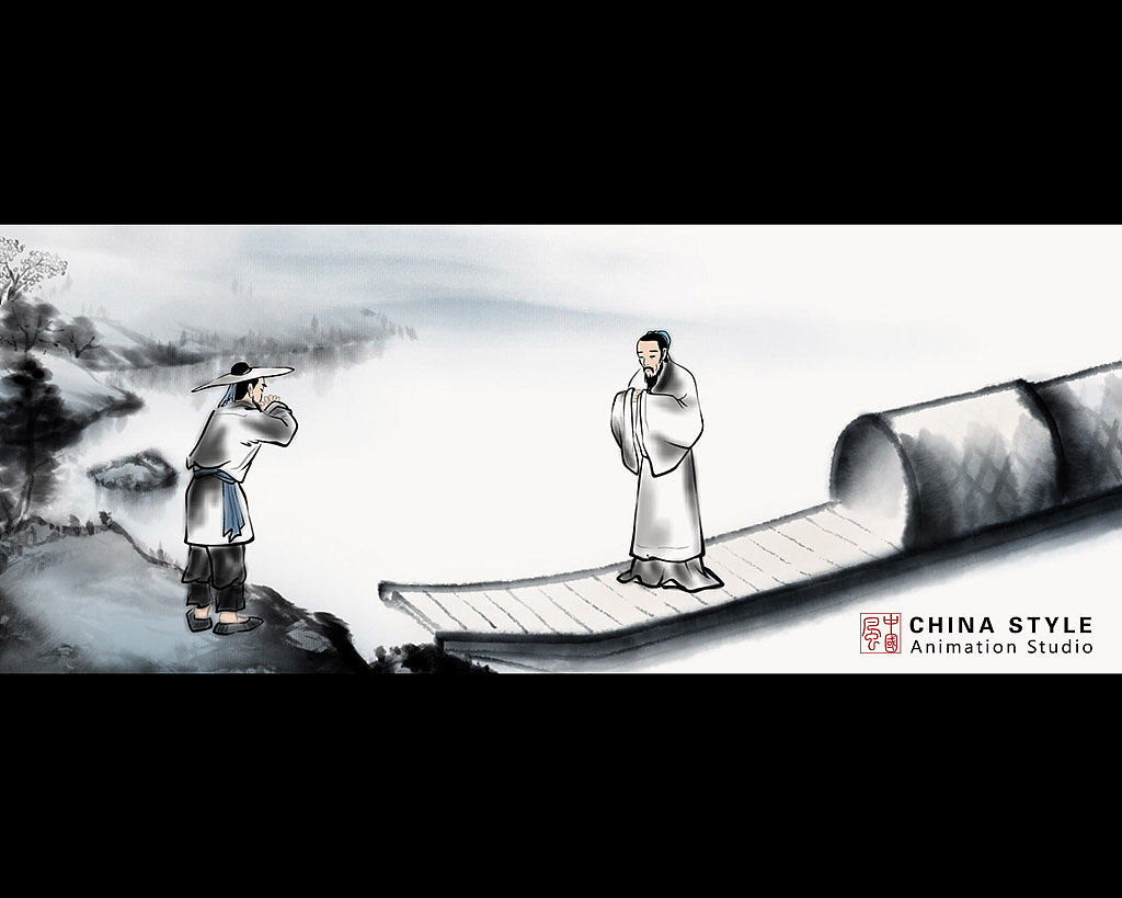 水墨动画-绝弦（图ZMjU5NDM3NTg4） - 动画片 - 站酷设计师中国风动画原创素材 - 站酷ZCOOL