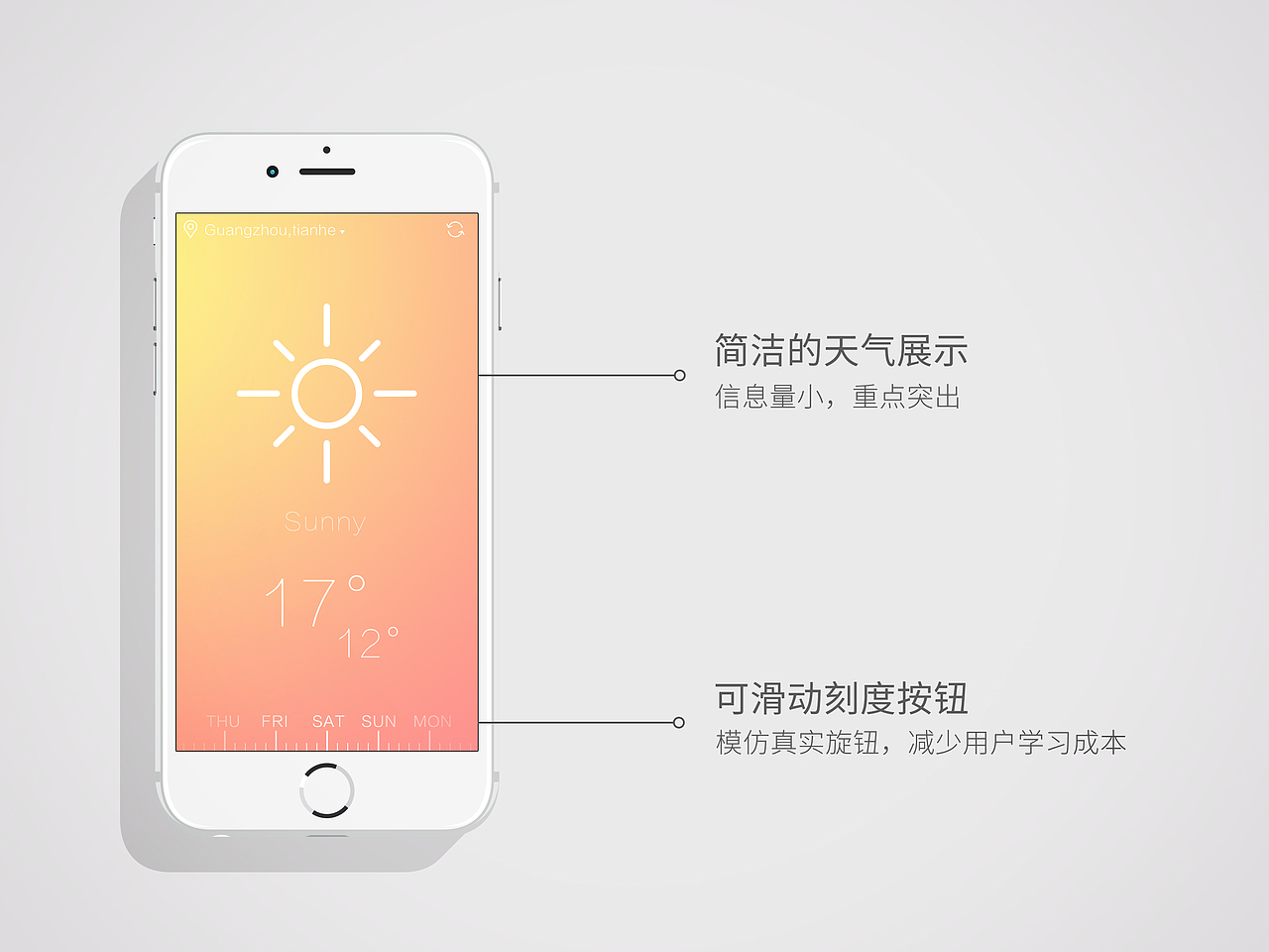 Hor Weather Design（图ZMjY0NjQ4OTY=） - APP界面 - 站酷设计师Anapple_原创素材 - 站酷ZCOOL