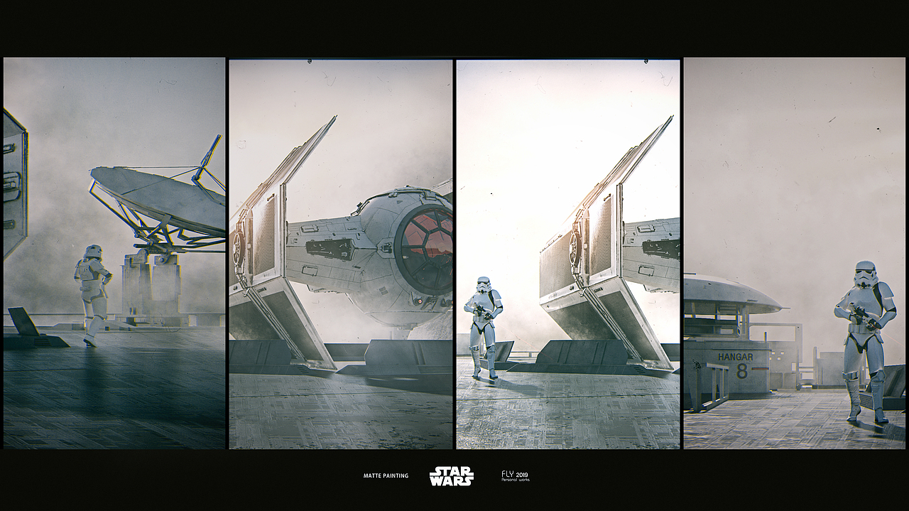 StarWars-mattepainting（图ZMTg3MjI3MzY0） - 场景 - 站酷设计师pxfpxd原创素材 - 站酷ZCOOL