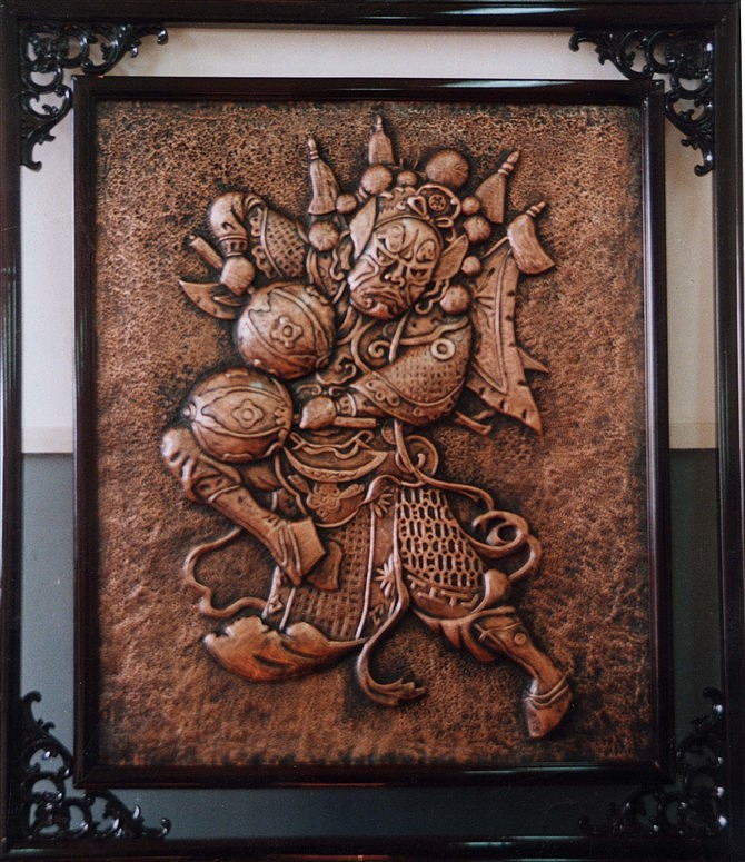 锻铜浮雕《叱咤风云》|纯艺术|雕塑|天行健无名_原创作品-站酷zcool