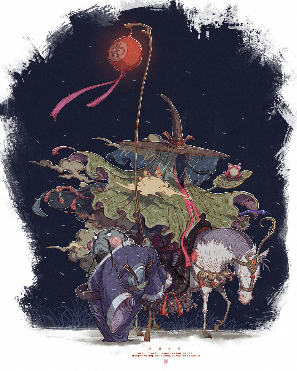 中国风插画（图ZMTUyMzI0NDMy） - 创作习作 - 站酷设计师反战狸安原创素材 - 站酷ZCOOL