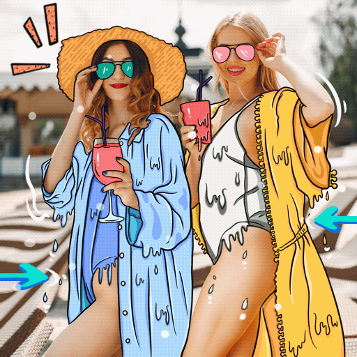 哦吼～一个创意涂鸦系列