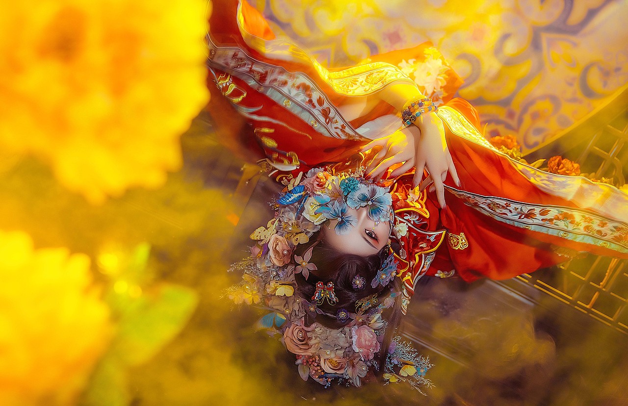 玉堂春（图ZMjQ2ODU0NjM2） - 时尚/艺术摄影 - 站酷设计师安徽李辉聋人画家原创素材 - 站酷ZCOOL