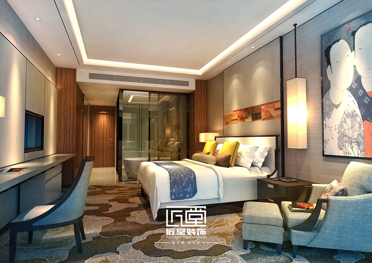 酒店空间设计（图ZMTIyODQ0MTA4） - 家装设计 - 站酷设计师匠堂Q原创素材 - 站酷ZCOOL