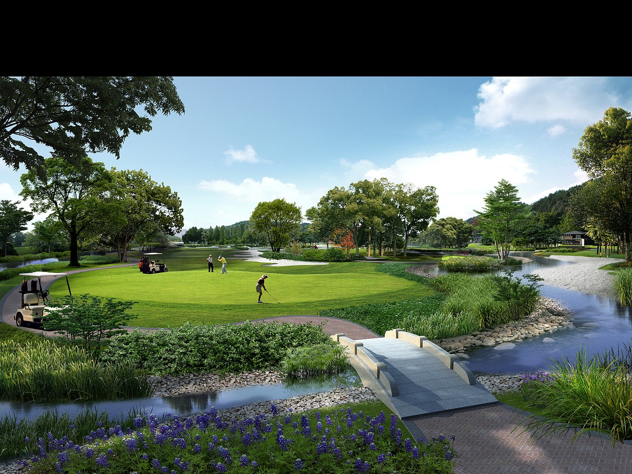 室外园林出图|空间|家装设计|1992效果图小娟_原创作品-站酷(zcool)