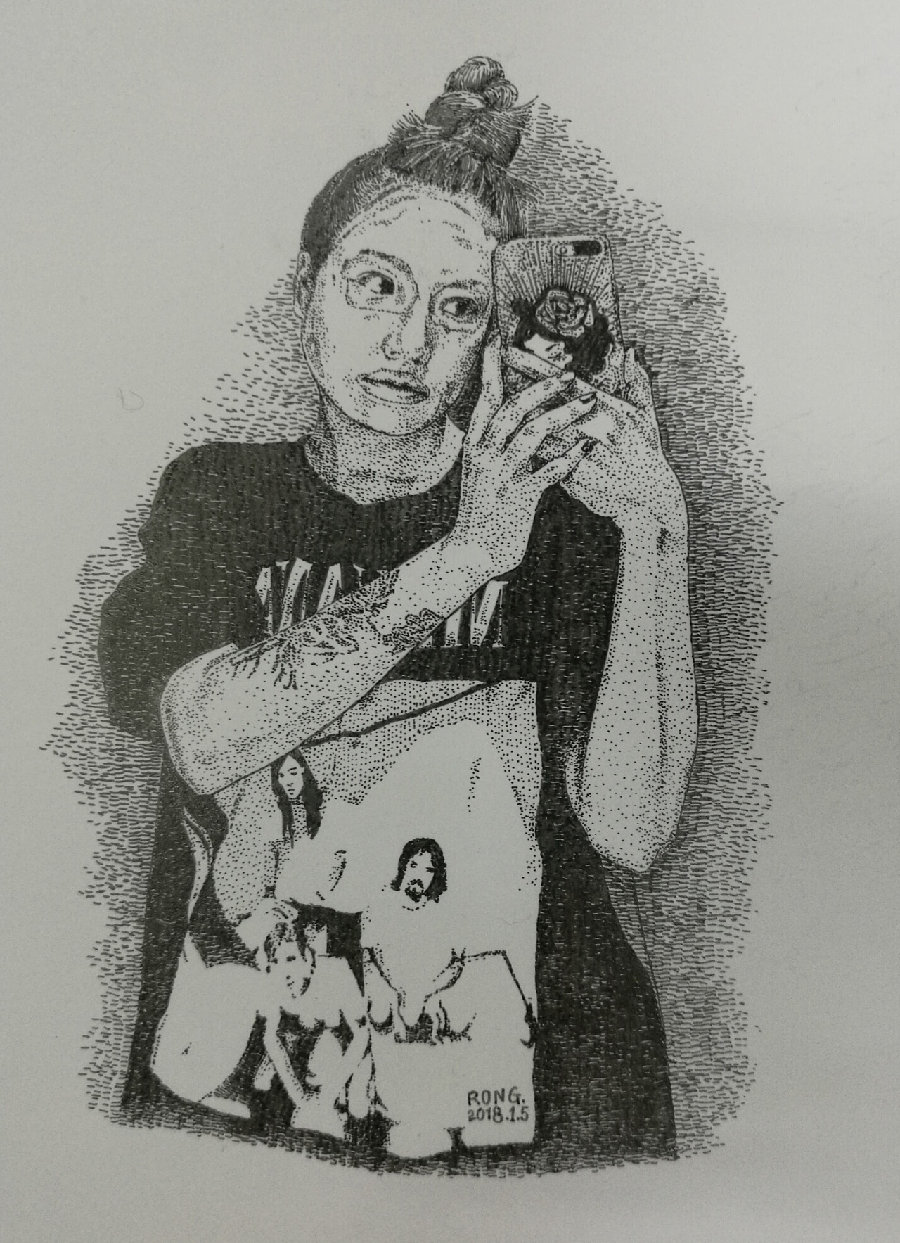 老邢|纯艺术|钢笔画|大榕 - 原创作品 - 站酷 (zcool)