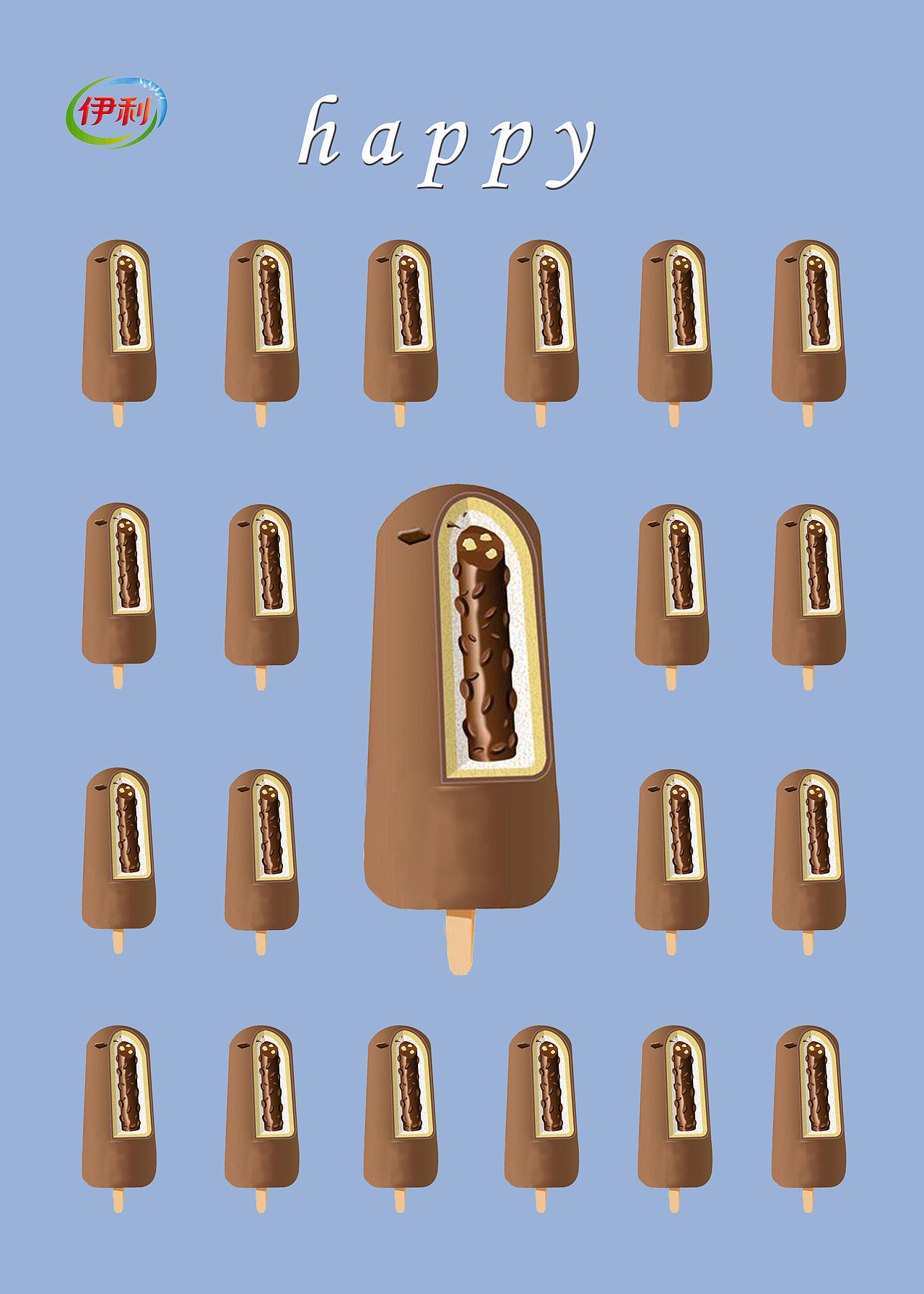 伊利巧乐兹（图ZODU0NjgwMzI=） - 海报 - 站酷设计师小韵韵原创素材 - 站酷ZCOOL