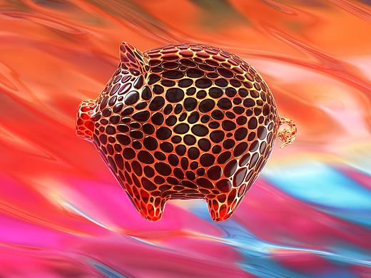 原创2019年农历新年猪年春节卡通猪作品