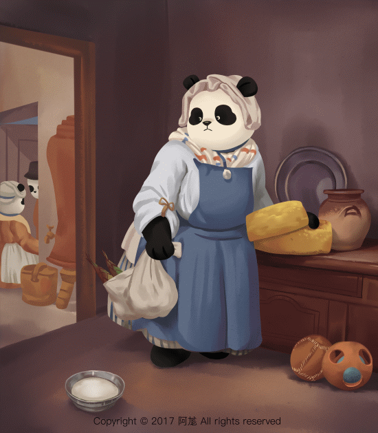 【每日一gif合集12】滚滚世界名画（111-120）（图ZOTA0MzE4MTI=） - 艺术插画 - 站酷设计师阿尨原创素材 - 站酷ZCOOL