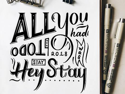 Hand Lettering NO.20