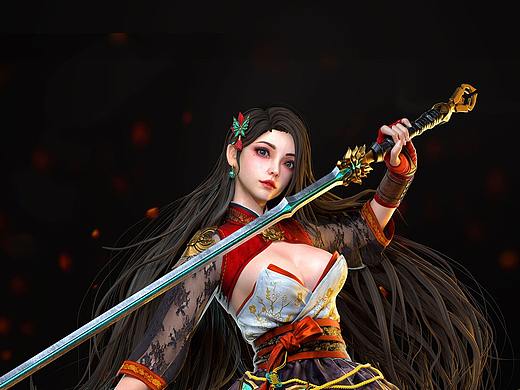 一个妹子