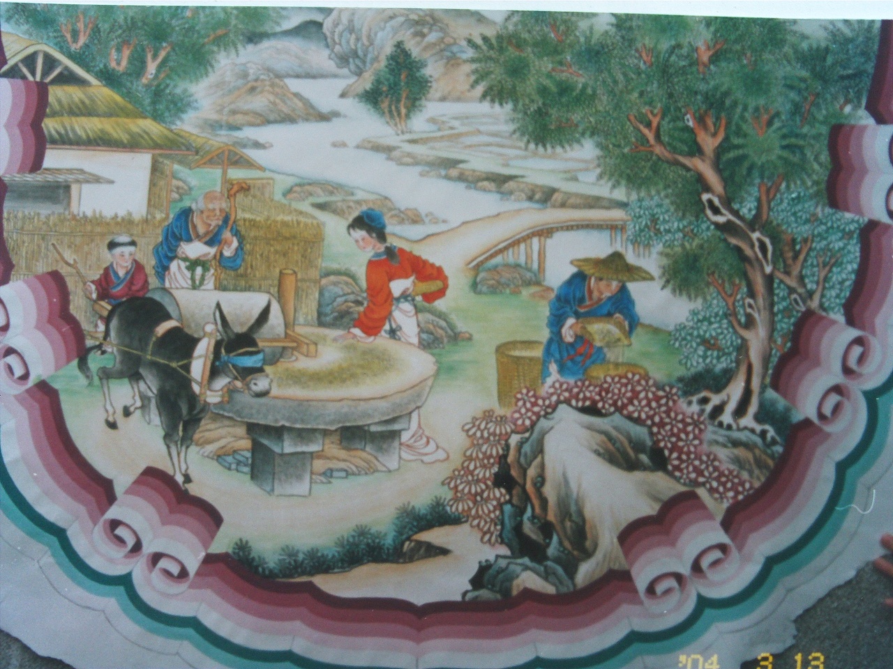 工笔彩绘《颐和园耕织图》（图ZMjQ2Mjk0OTA0） - 绘画 - 站酷设计师梁皓润知文化原创素材 - 站酷ZCOOL