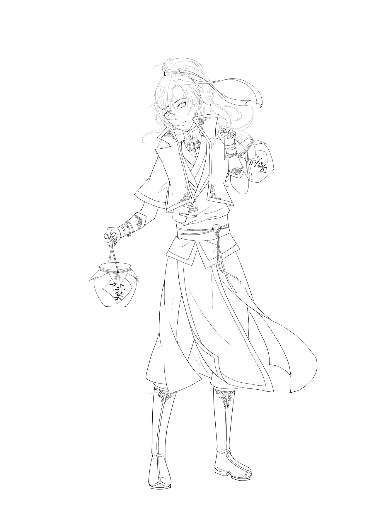 魏無羨（圖ZNDU3MTg2NDQ=） - 創(chuàng)作習作 - 站酷設計師洛水沉心原創(chuàng)素材 - 站酷ZCOOL