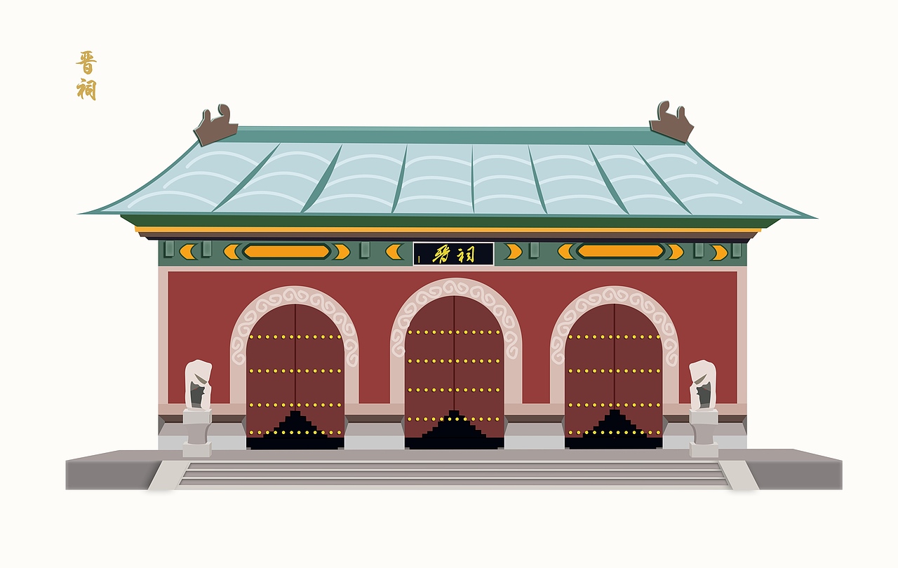 山西太原历史文化古建筑(部分)