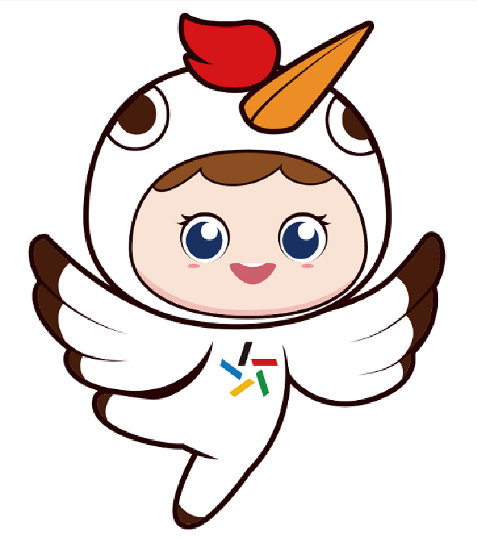 海南体彩吉祥物白鹤小九