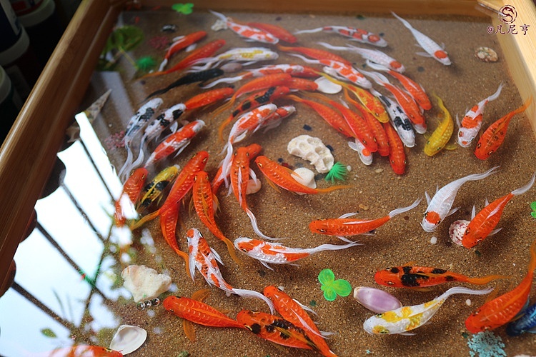 锦鲤池（图ZMzg2OTAwNjA=） - 其他手工艺 - 站酷设计师凡尼亨原创素材 - 站酷ZCOOL