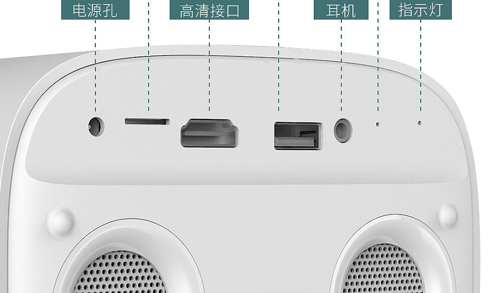 窝窝头投影仪M9详情页
