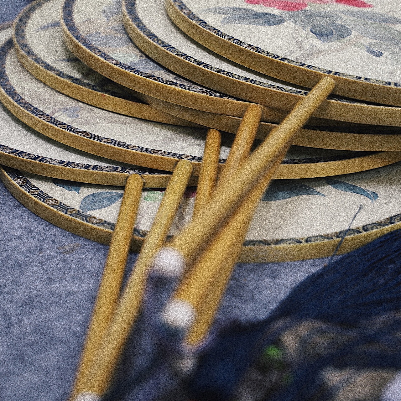 花鸟团扇（图ZMTU5MzEzMTQ4） - 绘画 - 站酷设计师芷子原创素材 - 站酷ZCOOL