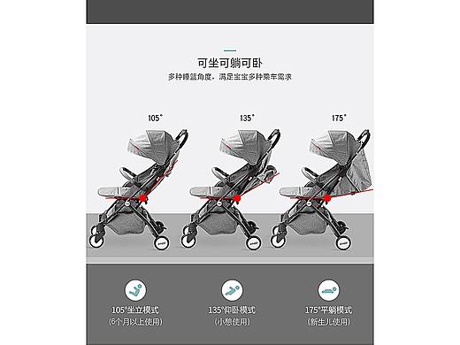 轻便折叠婴儿推车