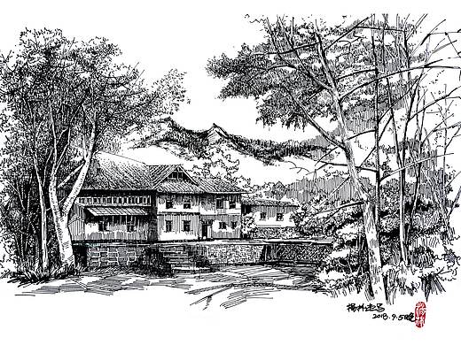 杨林建筑速写