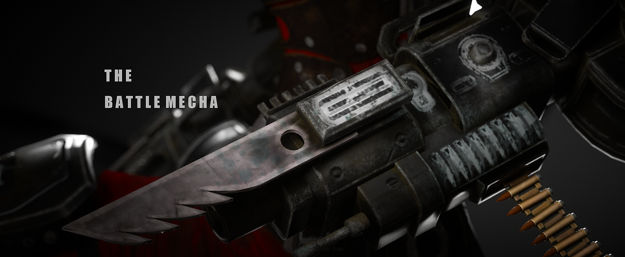 《The Battle Mecha》风格图渲染练习（图ZMzExMDY4NzM2） - 其他三维 - 站酷设计师Liup_原创素材 - 站酷ZCOOL