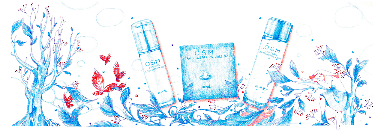 临摹作品+改编+融入公司产品