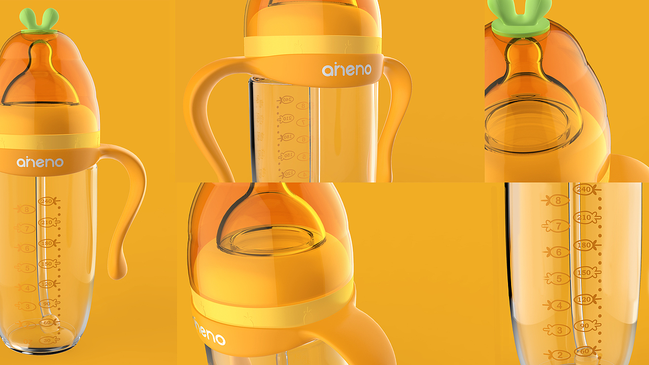 "BA"Radish / ”拔“萝卜奶瓶（图ZMTM0MDYzNjk2） - 生活用品 - 站酷设计师ZKeng原创素材 - 站酷ZCOOL