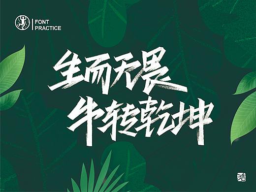 字体的练习簿(一)