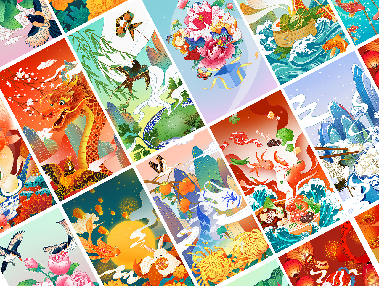 月历插画合集（图ZMTkxMDE1OTcy） - 商业插画 - 站酷设计师圆小晒原创素材 - 站酷ZCOOL