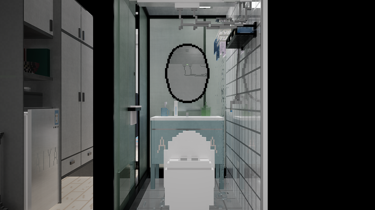 【Voxel】Room（圖ZMjY0MzY0MTcy） - 建筑/空間 - 站酷設(shè)計師哎呀丶原創(chuàng)素材 - 站酷ZCOOL