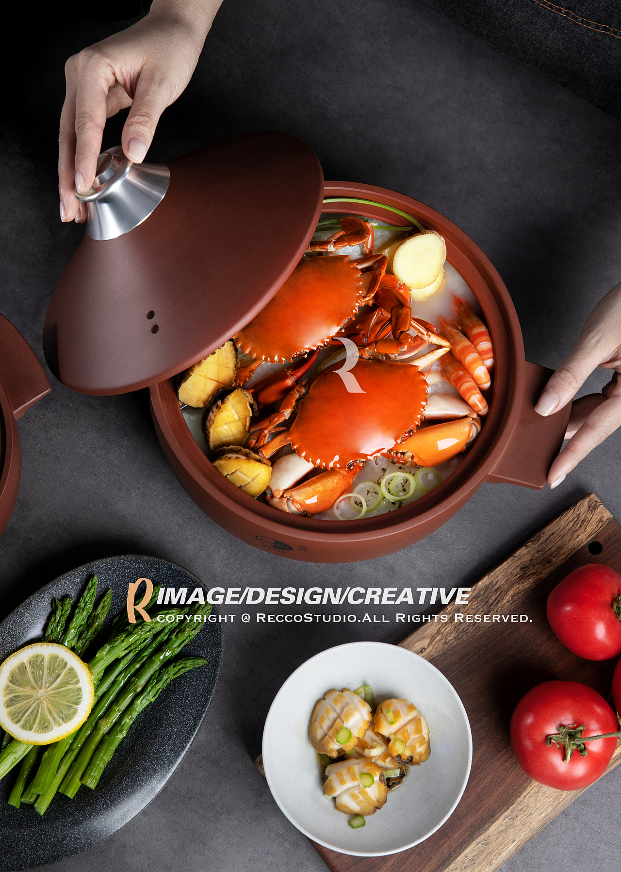 recco x 苏一堂紫砂汤锅 锅具 烹饪美食场景拍摄