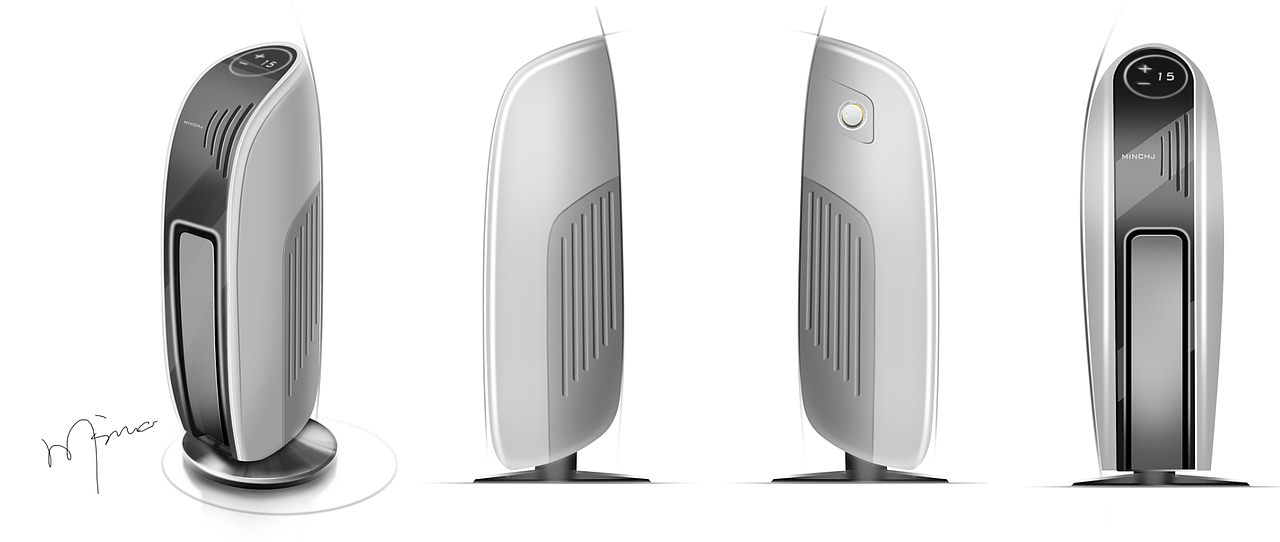 原创空气净化器，禁止抄袭！（图ZNDUzODI4NzY=） - 工业用品/机械 - 站酷设计师MINCH明原创素材 - 站酷ZCOOL